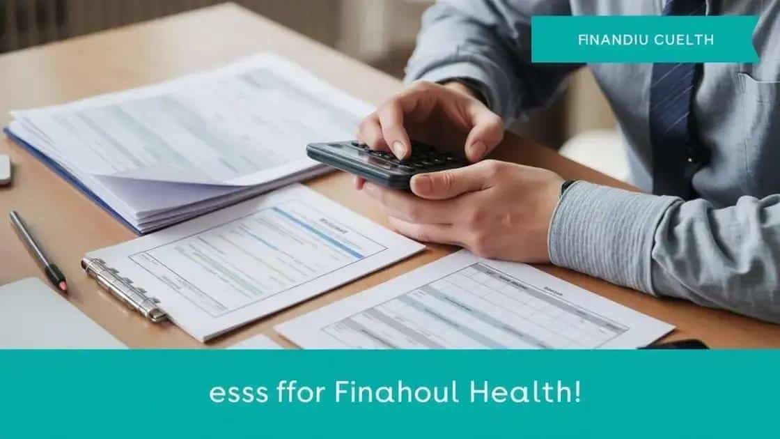 How to assess your financial health