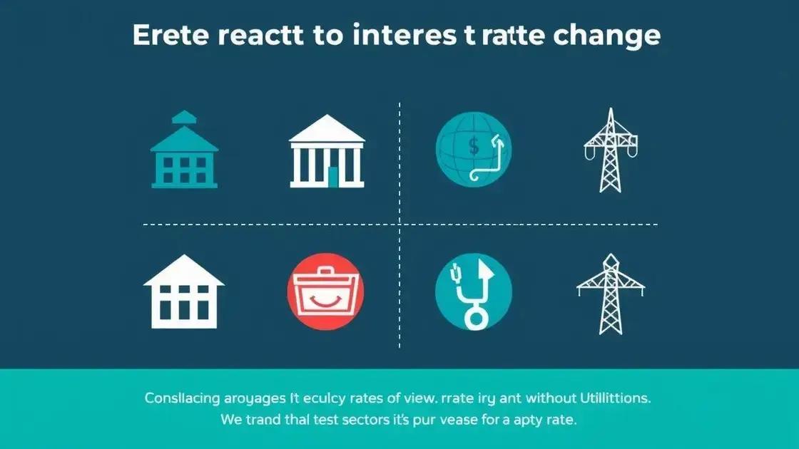 Sector-specific responses to interest rate changes