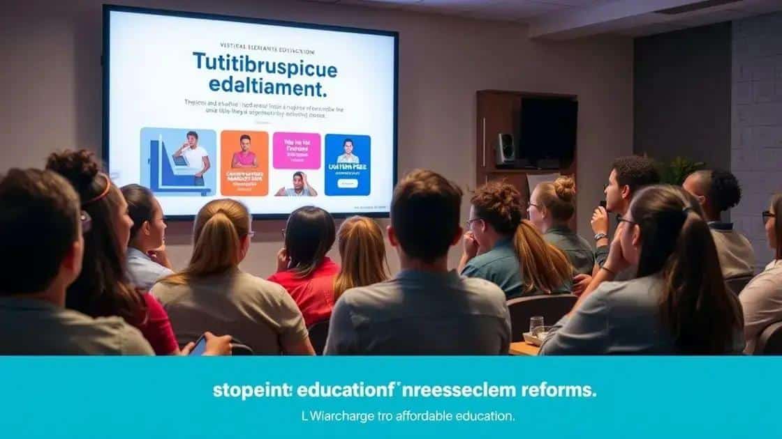 Innovative reforms for affordable education
