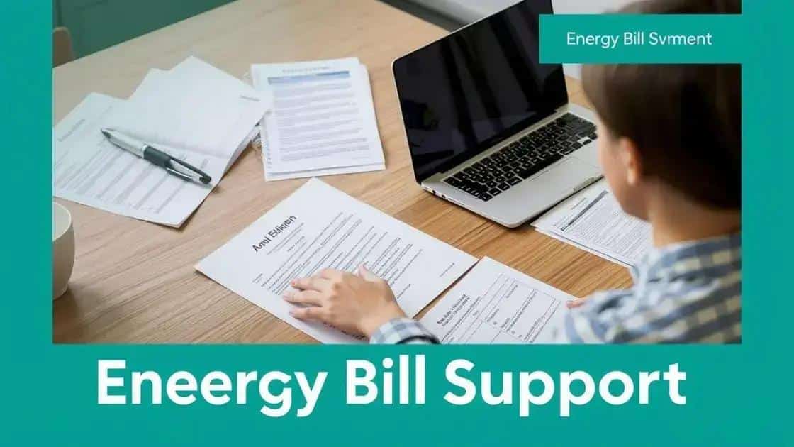 How to apply for energy bill support