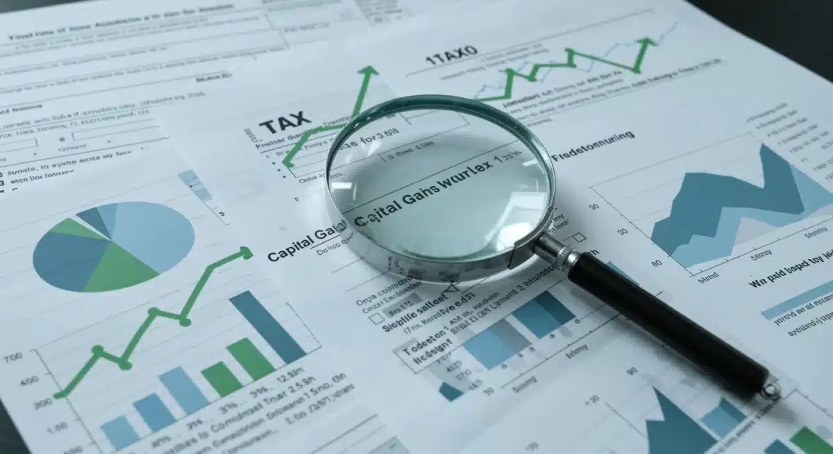 Infographic detailing capital gains tax changes for 2025.