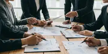 Investors discussing 2025 tax changes and investment strategies.