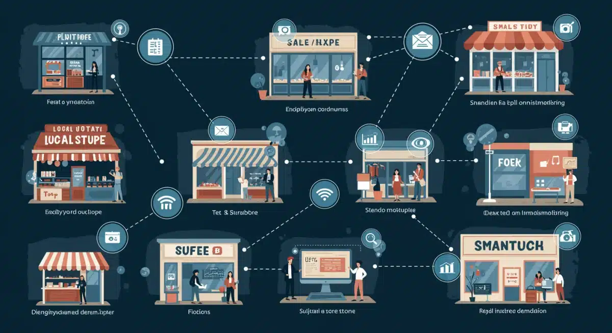 Diverse small businesses benefiting from digital infrastructure and government funding