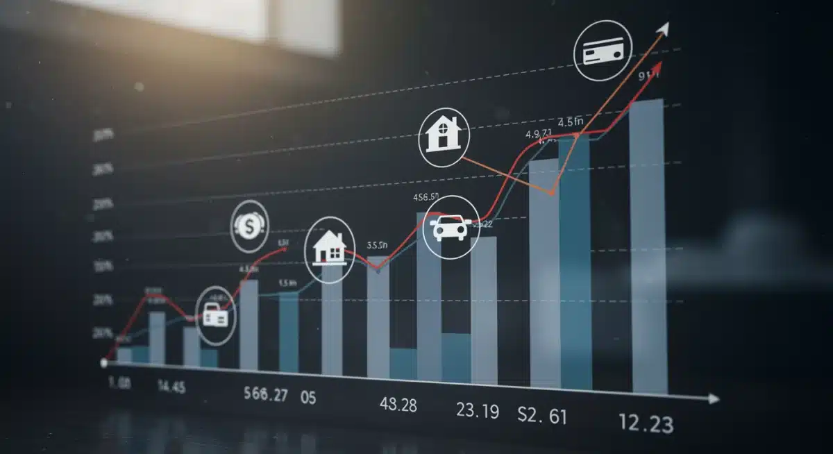 Visualizing interest rate changes and their direct effects on various consumer loans