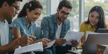 Students reviewing student loan forgiveness documents for 2025