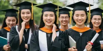 Students celebrating financial relief with updated 2026 student loan forgiveness programs