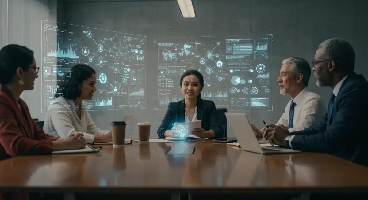 Team collaborating on tech infrastructure deployment plans