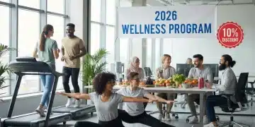 Employees participating in a 2026 wellness program, aiming for a 10% health premium discount.