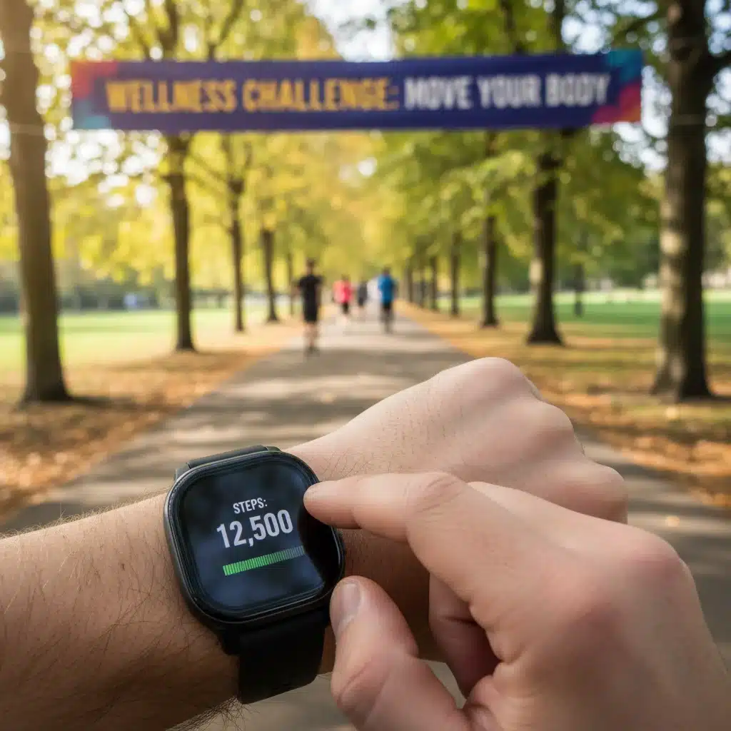 Individual tracking fitness goals for wellness program participation.
